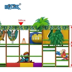 Sala de juegos para niños, sala de juegos blanda, área de juegos interior, parque de atracciones, casa de juegos