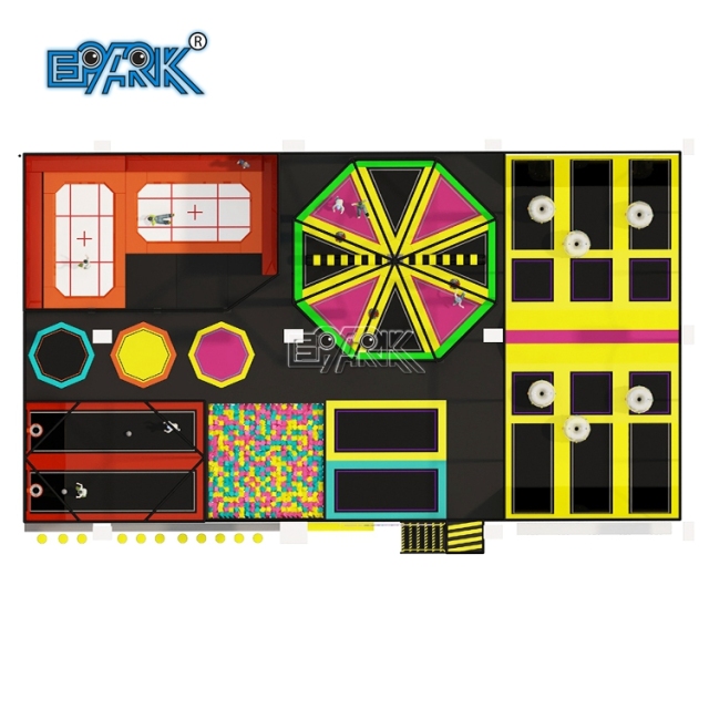 Theme Indoor Playground Kids Amusement Park Trampoline Park
