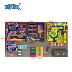 Suministro de fábrica de juegos infantiles de interior con temática espacial para niños, juegos comerciales para niños, equipos de juegos infantiles de interior a la venta