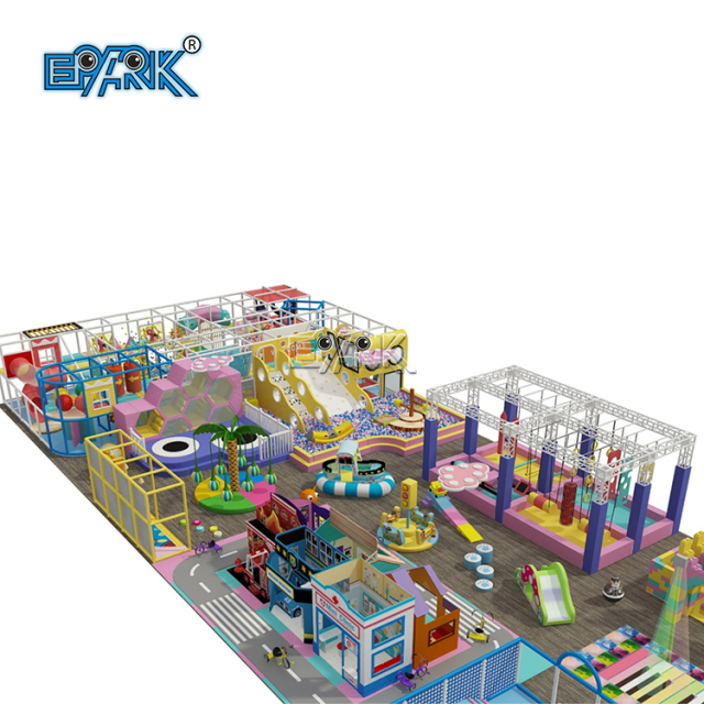 Parque de entretenimiento a precio de fábrica, sala de juegos interior para niños