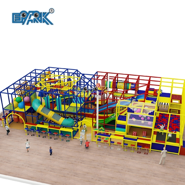 Equipo de entretenimiento blando comercial grande para niños, juguetes para niños, patio de juegos interior