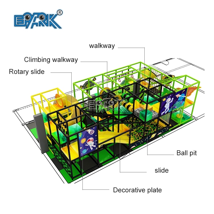 Commercial Children's Amusement Area Soft Games Indoor Amusement Park Equipment