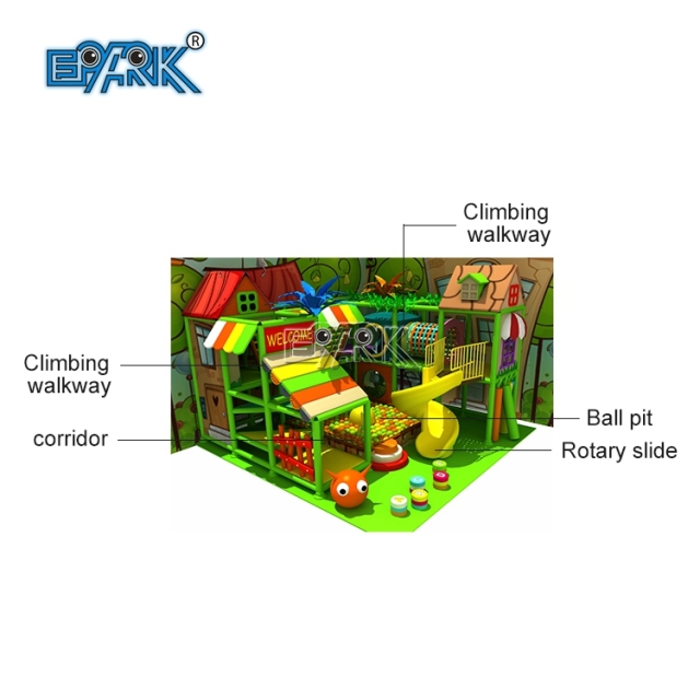 Estructura de juego interior para niños, suave, para habitación infantil.