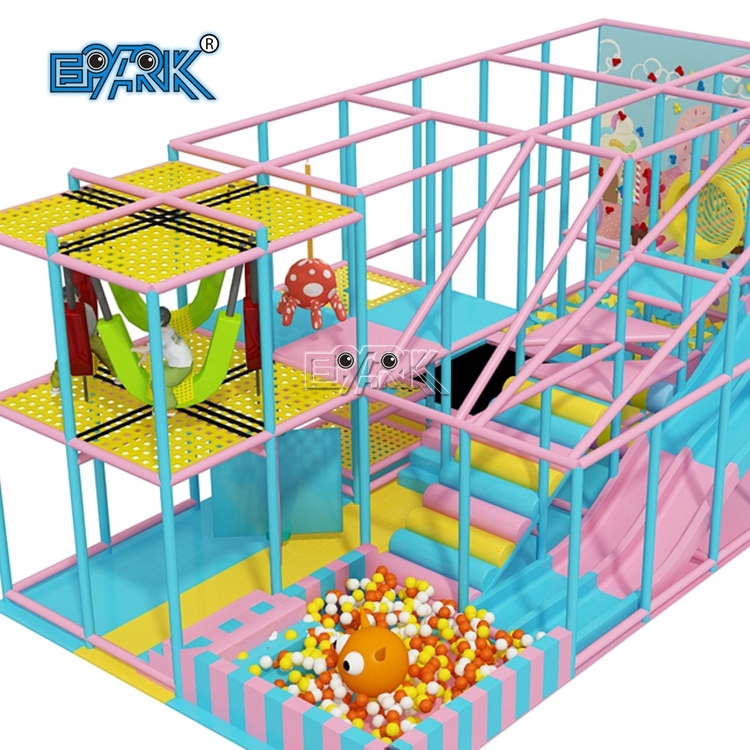 Kids Indoor Soft Play Playground Equipment With Ball Pool And Foam Pit For Sale