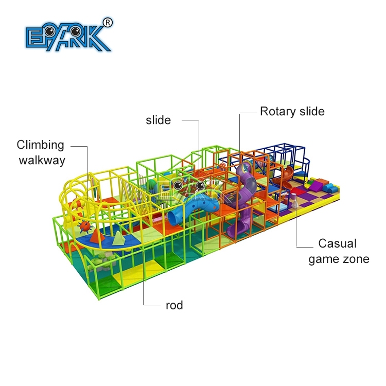 Most Creative Commercial Big Slides Children Indoor Playground For Sale