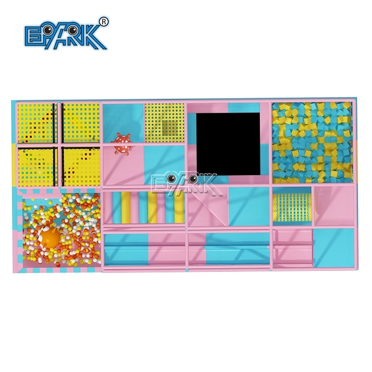 Kids Indoor Soft Play Playground Equipment With Ball Pool And Foam Pit For Sale