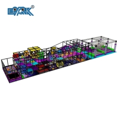 Centro de juegos comercial con temática espacial, equipo de juegos interior blando, gimnasio para niños