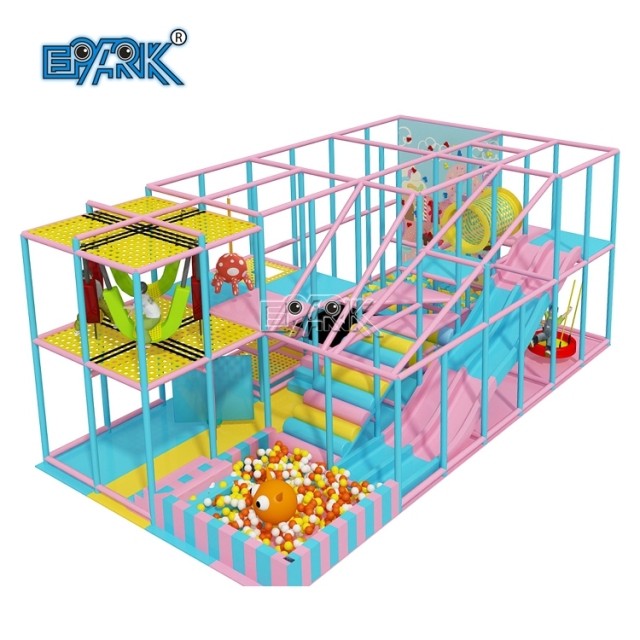 Kids Indoor Soft Play Playground Equipment With Ball Pool And Foam Pit For Sale