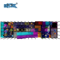 Centro de juegos comercial con temática espacial, equipo de juegos interior blando, gimnasio para niños