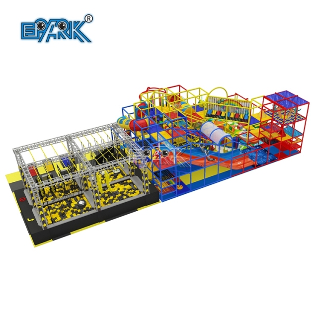 Parque de atracciones temático arcoíris de gran calidad, área de juegos para niños, equipo de juegos interior, parque infantil blando