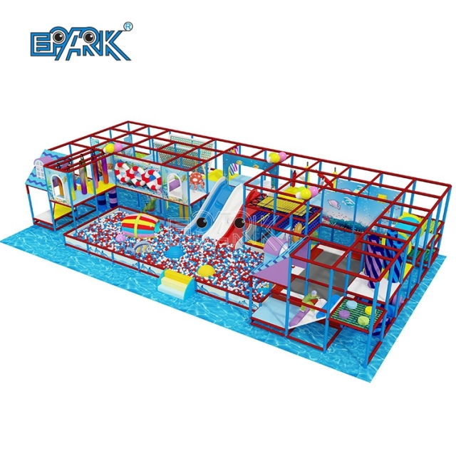 Parque de atracciones infantil personalizado, juegos suaves, equipo de juegos interior para niños.