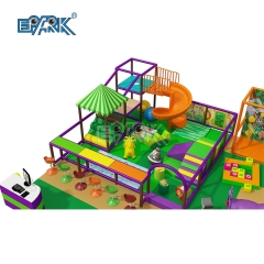 Venta de equipo de juego infantil comercial blando para interior con tobogán