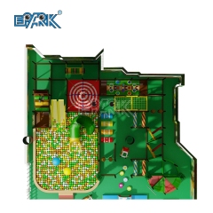 Parque infantil blando de entretenimiento Kdis Play Game Green Forest Castle Soft Quilted Playground Equipment