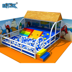 Juego blando personalizado con temática oceánica para interiores, equipo de juegos para niños, castillo de juegos blandos para interiores