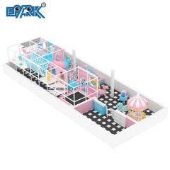 Zona de juegos interior con escalada, piscina de bolas, tobogán y carrusel.,EPARK Indoor Playground One-stop Solution