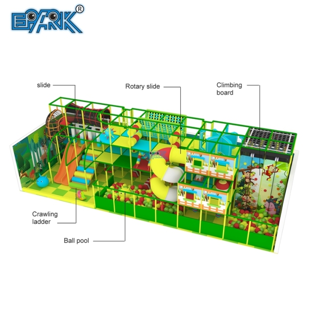 Equipo de juegos blandos con temática de jungla,EPARK Indoor Playground One-stop Solution