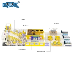 Tobogán de piscina de arena para habitación de bebé, equipo de juegos para interiores,EPARK Indoor Playground One-stop Solution