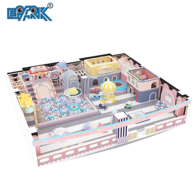 Nuevo diseño de equipo de juegos comerciales con patio de juegos interior de plástico,EPARK Indoor Playground One-stop Solution