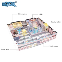 Nuevo diseño de equipo de juegos comerciales con patio de juegos interior de plástico,EPARK Indoor Playground One-stop Solution