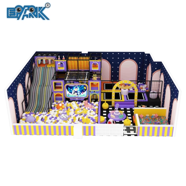 Equipo de parque de atracciones para niños con área de juegos blanda con estándar CE,EPARK Indoor Playground One-stop Solution