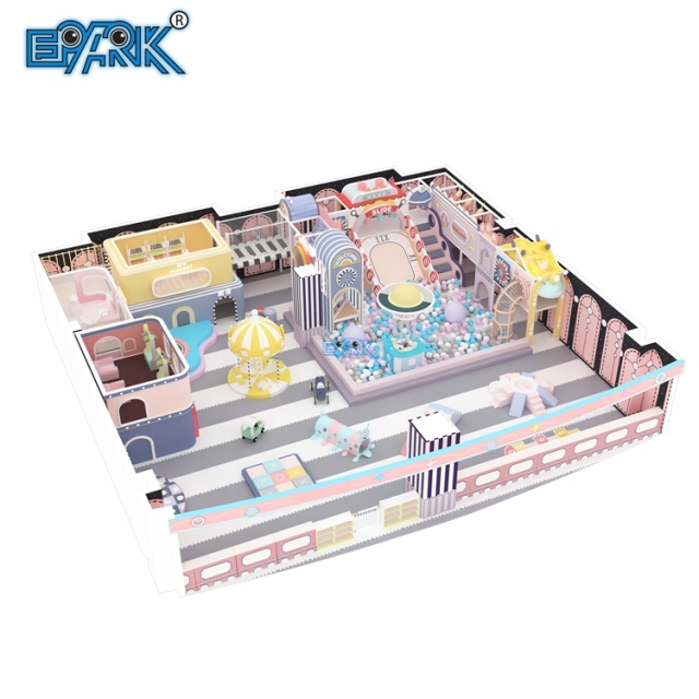 Nuevo diseño de equipo de juegos comerciales con patio de juegos interior de plástico,EPARK Indoor Playground One-stop Solution