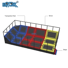 Equipo de entretenimiento para parques de trampolines de interior personalizados de alta calidad,EPARK Indoor Playground One-stop Solution