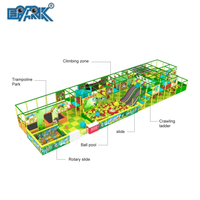 Equipo de juegos infantiles de interior, juego de escalada para niños,EPARK Indoor Playground One-stop Solution