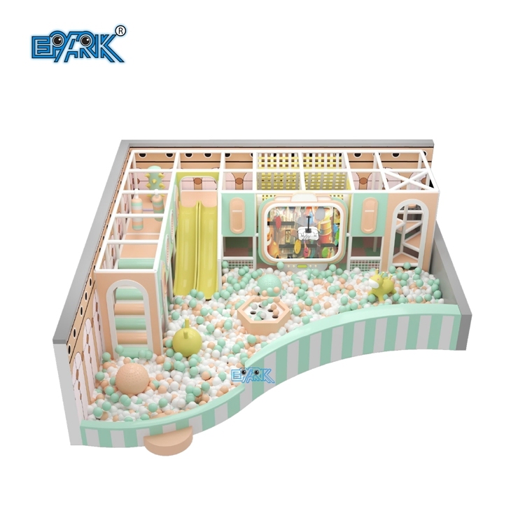 Parque infantil grande con equipo de juegos interior y piscina de bolas,EPARK Indoor Playground One-stop Solution
