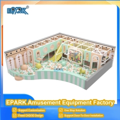 Parque infantil grande con equipo de juegos interior y piscina de bolas,EPARK Indoor Playground One-stop Solution