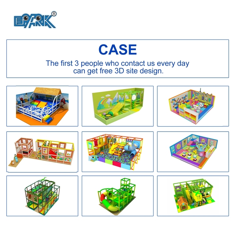 Parque infantil comercial, equipo de entretenimiento colorido para niños, juegos blandos de interior para niños,EPARK Indoor Playground One-stop Solution