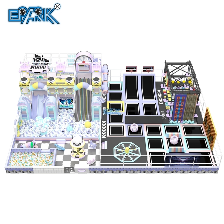 Diseño de parque infantil interior, parque de atracciones infantil interior con piscina de bolas, tobogán y trampolín.,EPARK Indoor Playground One-stop Solution