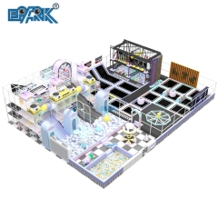 Diseño de parque infantil interior, parque de atracciones infantil interior con piscina de bolas, tobogán y trampolín.,EPARK Indoor Playground One-stop Solution