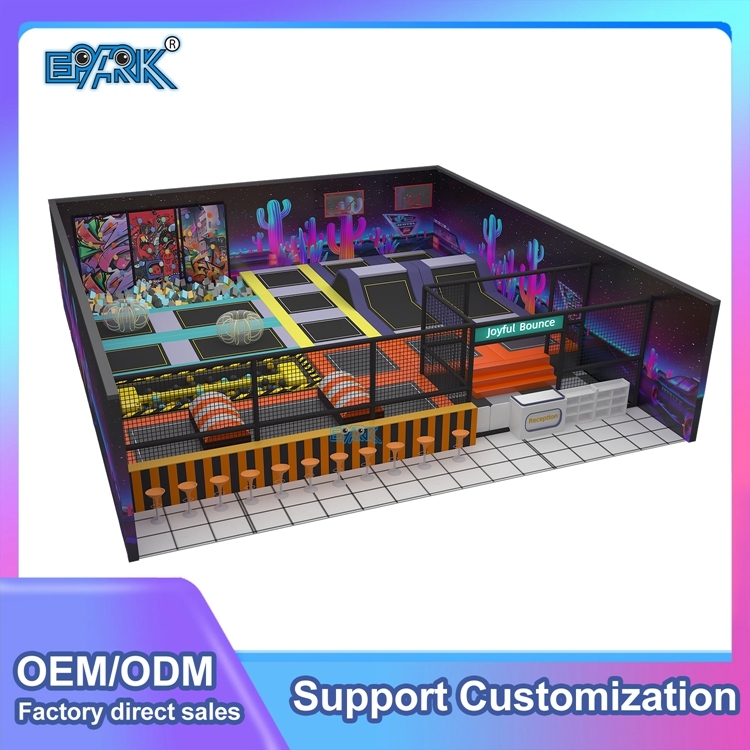Equipo de entretenimiento interior de diseño personalizado Juego de trampolín para patio de juegos interior Equipo interior,EPARK Indoor Playground One-stop Solution