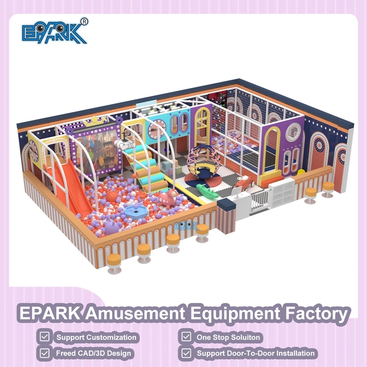 Equipo de entretenimiento interior de diseño personalizado, juego de trampolín para patio de juegos interior, equipo interior para niños,EPARK Indoor Playground One-stop Solution