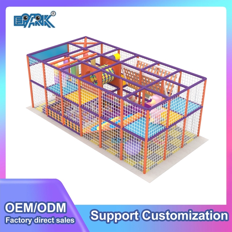 Carrusel de juegos para niños y niñas Happy Play Candy, área de juegos de espuma suave para interiores con suelo de alta calidad,EPARK Indoor Playground One-stop Solution