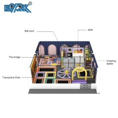 Trampolín de juegos interior suave personalizado 2024, equipo de juegos interior para niños.,EPARK Indoor Playground One-stop Solution