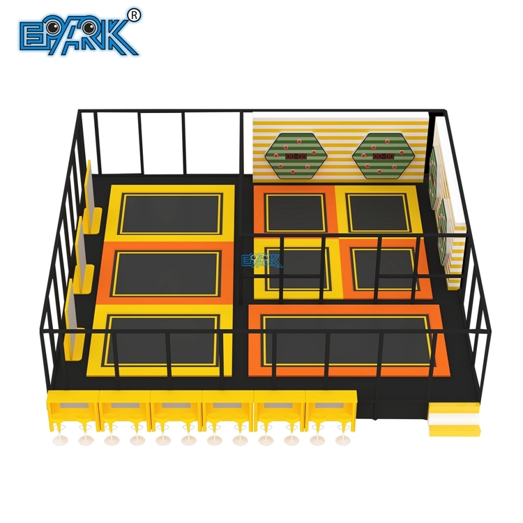 Parque de juegos interior suave con trampolines para niños, espacio de diversión infantil,EPARK Indoor Playground One-stop Solution