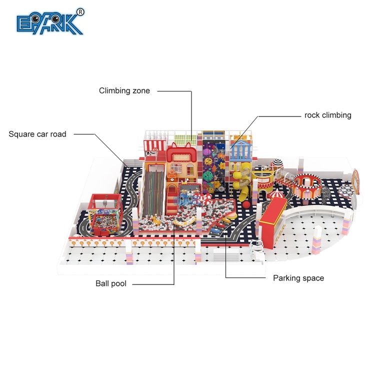 Centro de juegos de alta calidad para niños, parque infantil interior, equipo de juegos blandos, parque infantil interior,EPARK Indoor Playground One-stop Solution