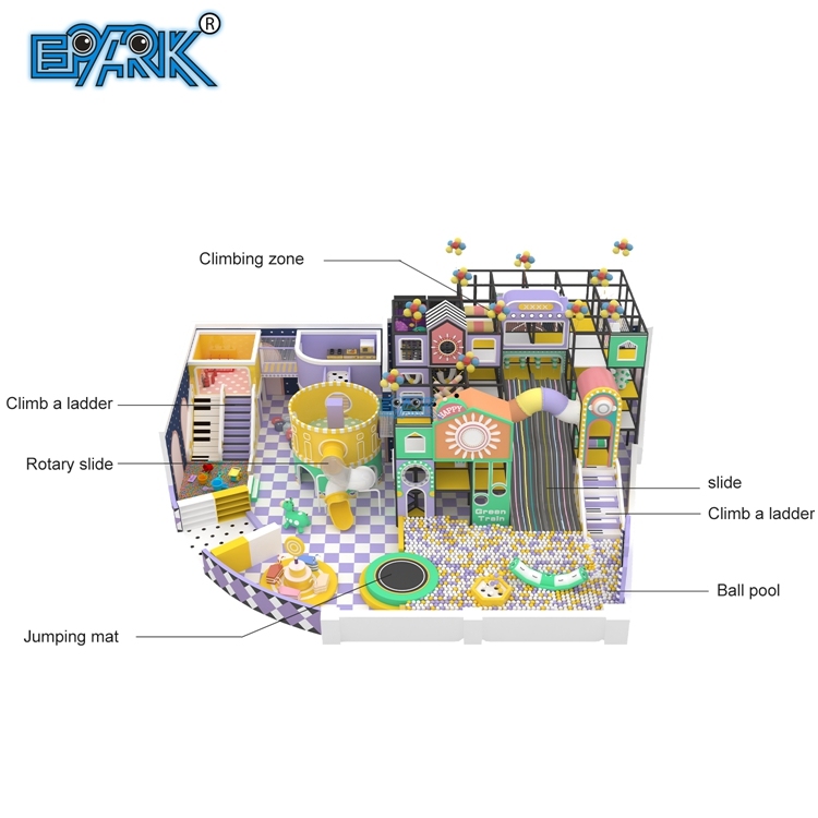 Indoor Playground Equipment Business Baby Kids Pretend Play Sand Pool Indoor Playground With Slides,EPARK Indoor Playground One-stop Solution