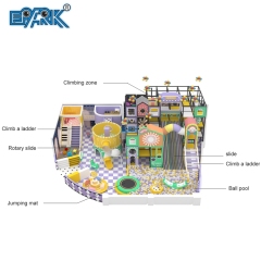 Indoor Playground Equipment Business Baby Kids Pretend Play Sand Pool Indoor Playground With Slides,EPARK Indoor Playground One-stop Solution