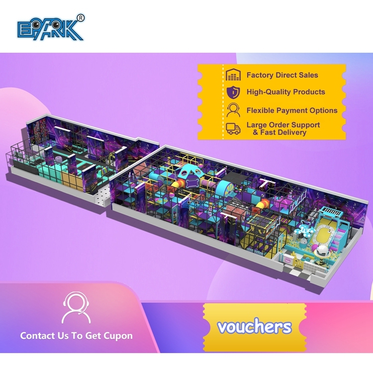 Área de juegos infantiles comercial Equipo de juegos blandos Parque infantil interior Conjunto completo,EPARK Indoor Playground One-stop Solution