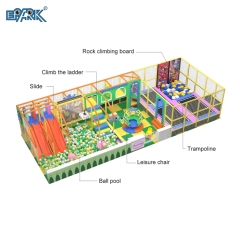 Parque infantil interior blando de 120 m² con temática de aventura en la jungla para que los niños jueguen de forma segura y divertida.,EPARK Indoor Playground One-stop Solution