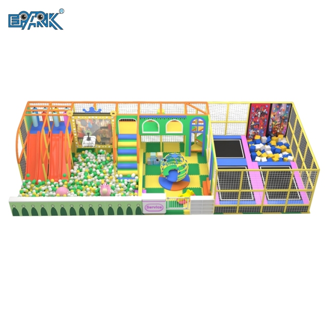 Parque infantil interior blando de 120 m² con temática de aventura en la jungla para que los niños jueguen de forma segura y divertida.,EPARK Indoor Playground One-stop Solution