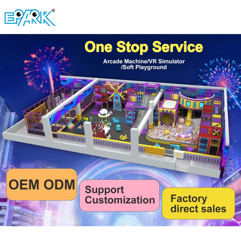 700m² Adventure Customized Soft Play Equipment For FEC,EPARK Indoor Playground One-stop Solution