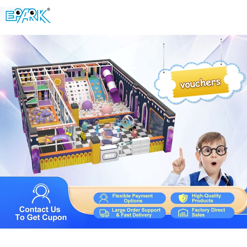 500m² Indoor Playground Equipment with Creative Play Zones,EPARK Indoor Playground One-stop Solution