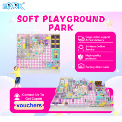 Equipo de juegos interior de 500 m² con temática de macarrón rosa,EPARK Indoor Playground One-stop Solution