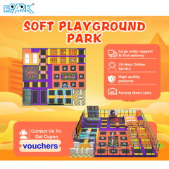 320m² Trampoline Park with Soft Playground,EPARK Indoor Playground One-stop Solution