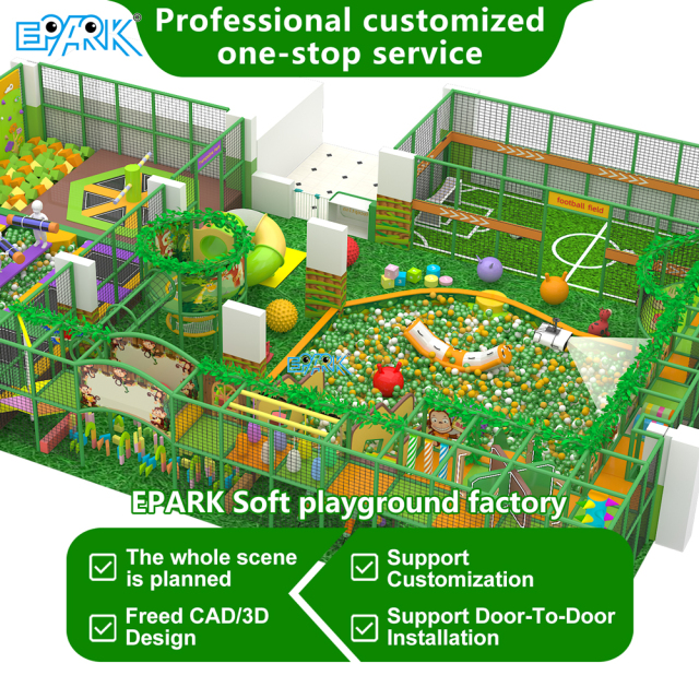 Custom 320m² Forest-Themed Indoor Playground Equipment,EPARK Indoor Playground One-stop Solution