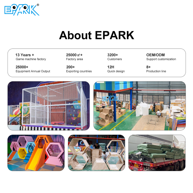 Mini parque infantil blando de 155 m²,EPARK Indoor Playground One-stop Solution