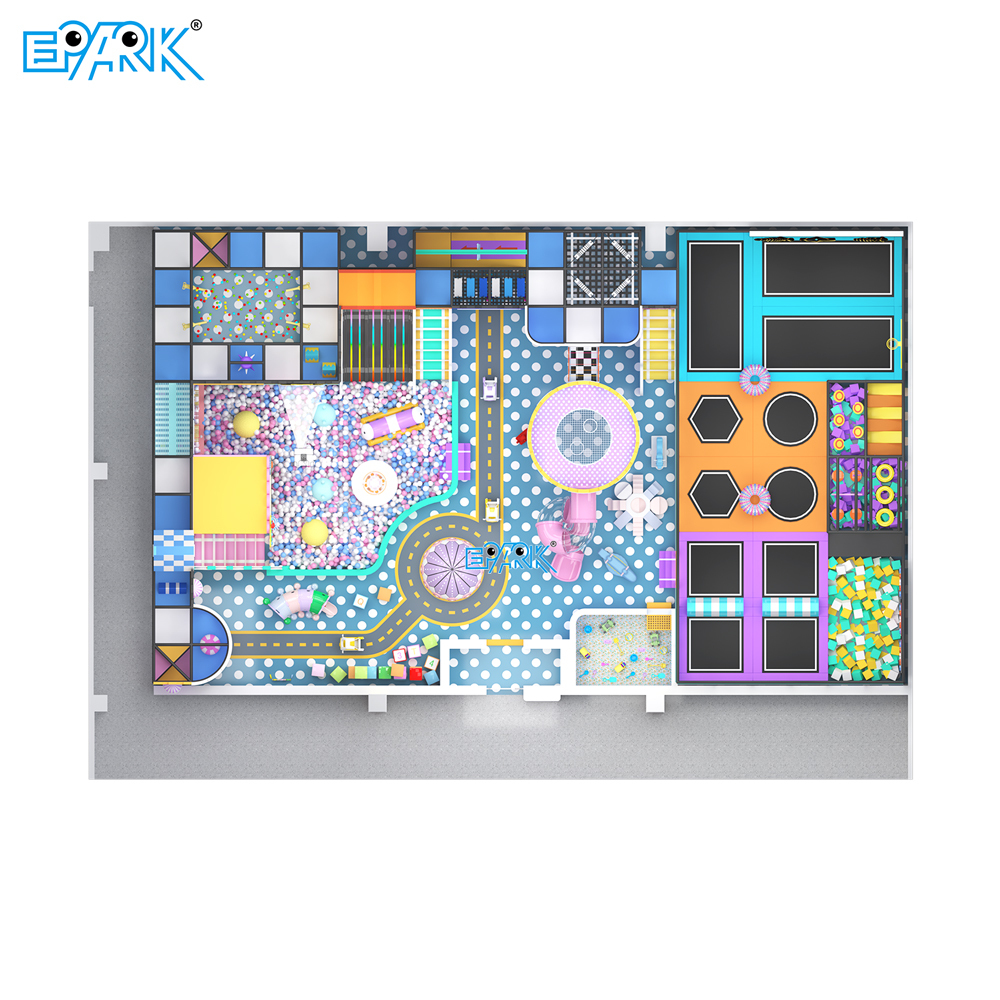 Proveedor de parque infantil interior de 400 m²,EPARK Indoor Playground One-stop Solution